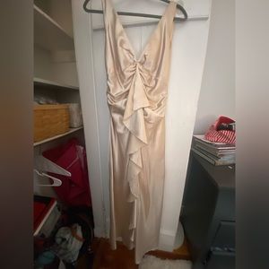 Long Cream Dress